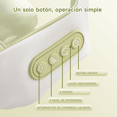 MASAJEADOR DE CUELLO Y HOMBROS BOMIDI MP2 LITE VERDE - 9