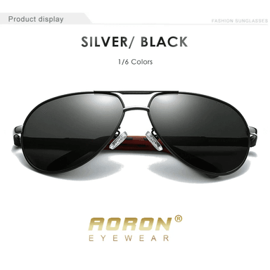 LENTES DE SOL PROTECCIÓN UV AORON PILOT- POLARIZADOS UV400 - 2