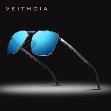 LENTES DE SOL VEITHDIA ULTRA POLARIZADOS UV400 - CELESTE - 2