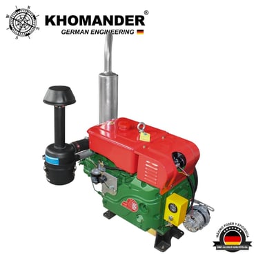 MOTOR KHOMANDER PETROLERO DIESEL LD 35 HP ARRANQUE ELÉCTRICO - 1