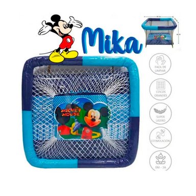 '
CORRAL PARA BEBES ACOLCHADO MIKA NIÑO COLOR ALEATORIO - 1