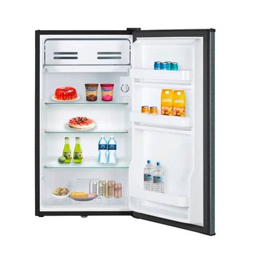 FRIGOBAR AGHASO REFR-AGH08 90LT CON LLAVE SILVER CON NEGRO - 2