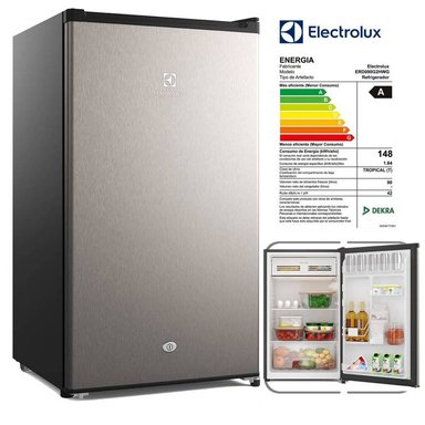 FRIGOBAR ELECTROLUX ERD090G2HWG 90L PREMIUM GRIS - 1