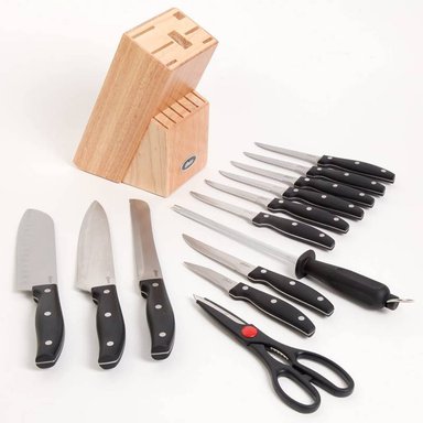 JUEGO DE CUCHILLOS HUXFOR ACERO 14P BLOCK - 2