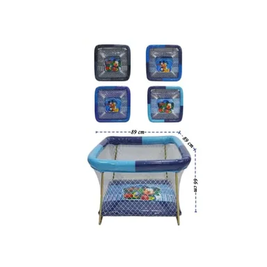 CORRAL PARA BEBES ACOLCHADO MIKA NIÑO COLOR ALEATORIO - 2