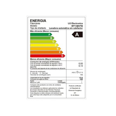 LAVADORA 13KG CARGA SUPERIOR NEGRO CLARO WT13BVTB - 8