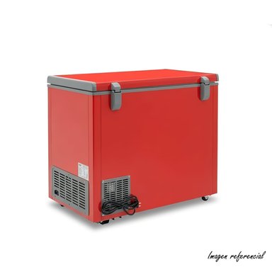 CONGELADOR CON TINA DE ACERO INOXIDABLE DE 340 LITROS TFI-3400RE ROJO - 5