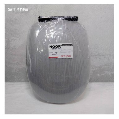 TAPA ASIENTO STONE HOME NOOR BLANCO NEGRO P INODORO - 3