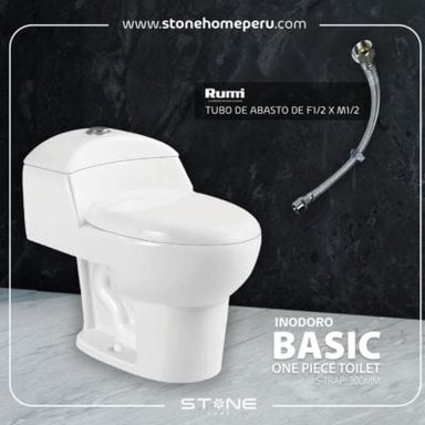 INODORO STONE ESSENCE HUESO ONE PIECE TOILET - 2