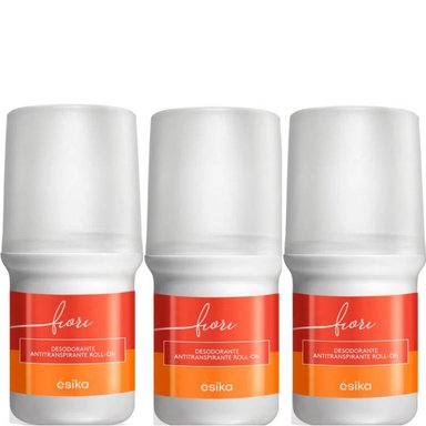 PACK X3 FIORI DESODORANTE ROLL ON DE ESIKA 50ML - 1