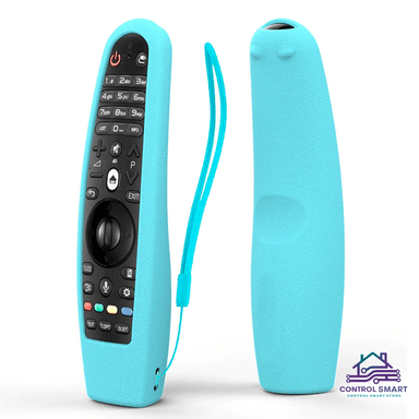 FUNDA CASE PROTECTORA CONTROL LG MAGIC MR20 CELESTE FOSFORESCENTE - 1