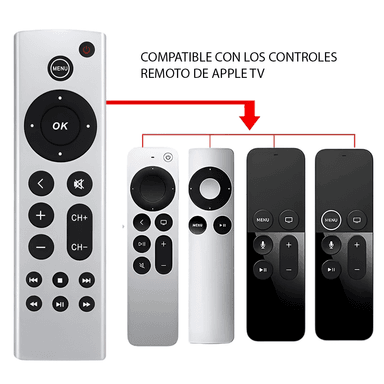 CONTROL REMOTO UNIVERSAL NUEVO COMPATIBLE CON TODOS LOS APPLE TV 4K/ GEN 1 2 3 4/ HD - 2