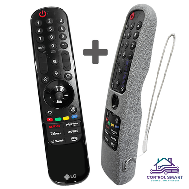 CONTROL LG MR24GA MAGIC REMOTE 2024 + FUNDA SILICONA PLOMO - 1