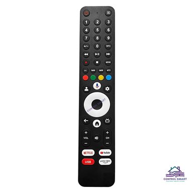 CONTROL REMOTO COMPATIBLE PARA TV BLACKLINE SIN VOZ REEMPLAZO - 1