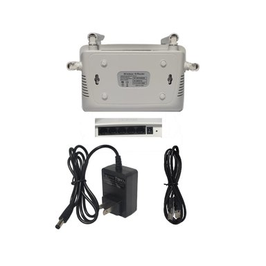 REPETIDOR DE WIFI IMPORTADO QX-013 300 MPBS ROUTER 4 PUERTOS BLANCO - 4