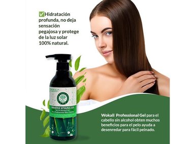 GEL FRUIT OF THE WOKALI 300ML BAMBOO Y QUERATINA 3 UNIDADES - 3