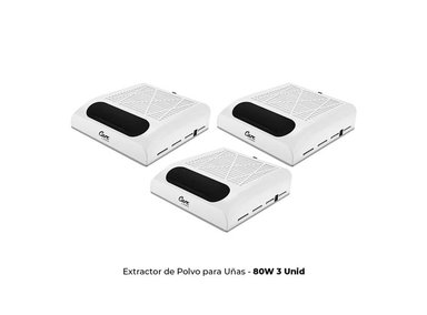 EXTRACTOR DE POLVO PARA UÑAS 80W 3UNI - 2