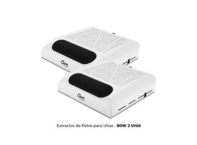 EXTRACTOR DE POLVO PARA UÑAS 80W 2UNI - 2