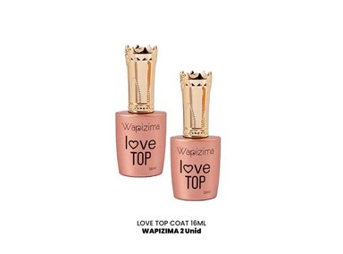 WAPIZIMA LOVE TOP COAT 16ML 2 UNID - 2