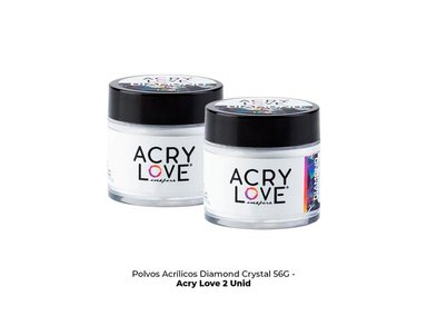 POLVOS ACRÍLICOS DIAMOND CRYSTAL ACRYLOVE 56G 2UNI - 2
