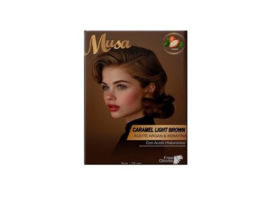 SHAMPOO TINTE CARAMELO 8.11 25MLX10 EN SACHETS MUSA - 1