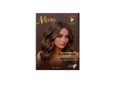 SHAMPOO TINTE CENIZO 7.1 25MLX10 EN SACHETS MUSA - 1