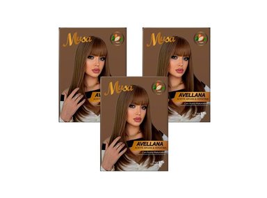 SHAMPOO TINTE AVELLANA 1G 25MLX10 EN SACHETS MUSA 3 UND - 1