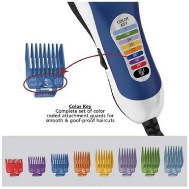 MAQUINA DE CORTAR CABELLO WAHL COLOR PRO 20 PZAS 79300-1118. - 3