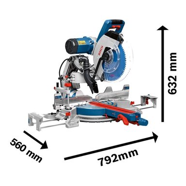 SIERRA BOSCH GCM 12 GDL 2000 WATTS INGLETEADORA BRAZO ARTICULADO - 4