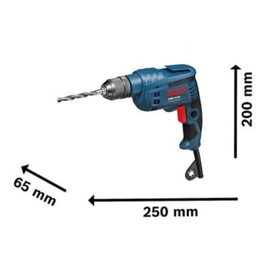 TALADRO BOSCH ROTACION GBM 10 RE 600 WATTS METAL 2600 RPM - 2