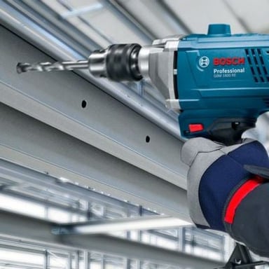 TALADRO MEZCLADOR BOSCH GBM 1600 RE 850 WATTS MADERA METAL - 2