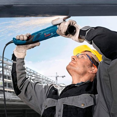 AMOLADORA 4-1/2(115MM) GWS 18-125 PL BOSCH 1800 WATTS ALEMÁN - 4