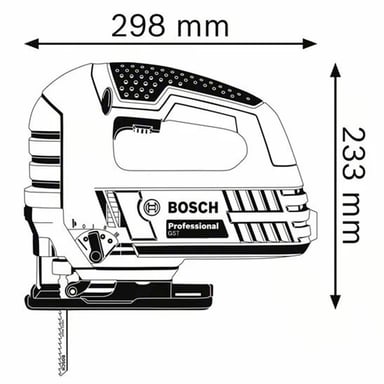 SIERRA CALADORA BOSCH PROFESIONAL GST 75 E 710 WATTS 75 MM - 2