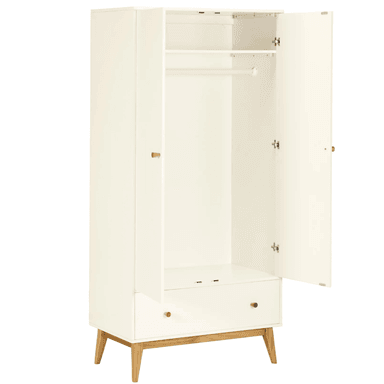 ROPERO CENTRAL DECCO MATE GUZMAN 3 PUERTAS 3 CAJONES BEIGE - 3