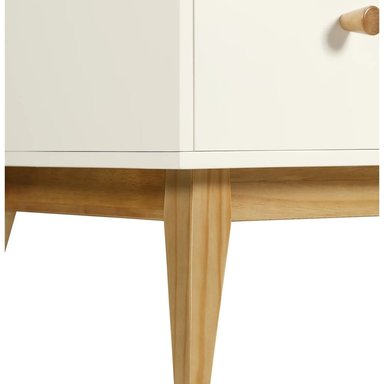 ROPERO CENTRAL DECCO MATE GUZMAN 3 PUERTAS 3 CAJONES BEIGE - 6