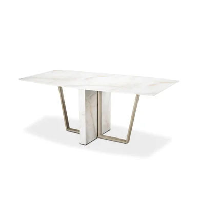 COMEDOR CENTRAL DECCO BRILLANTE 4 SILLAS BEIGE MARSELLA - 2