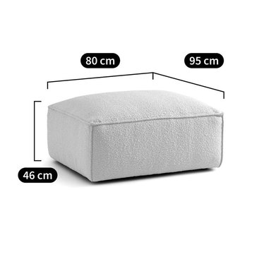 PUFF CENTRAL DECCO MARSHALL LINEAL BEIGE - 4