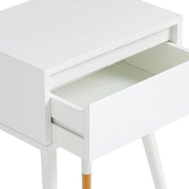 VELADOR CENTRAL DECCO 1 CAJÓN SAKURA VINTAGE BLANCO - 3