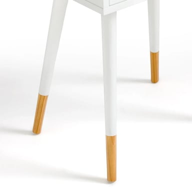 VELADOR CENTRAL DECCO 1 CAJÓN SAKURA VINTAGE BLANCO - 4