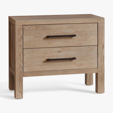 VELADOR CENTRAL DECCO 2 CAJONES MARK NATURAL CREMA - 3