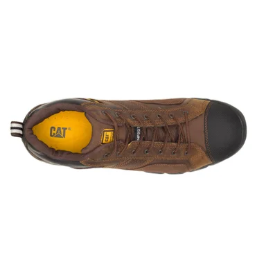 ZAPATILLA HOMBRE CATERPILLAR MARRON PUNTA COMPOSITE PROTECCION ELECTRICA - 5