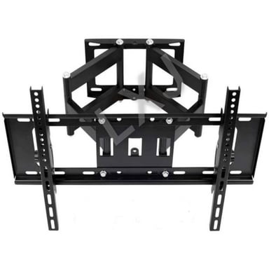 RACK TV SOPORTE MÓVIL PLEGABLE 40' 80' 3 GIROS(DOBLE BRAZO)-NEGRO - 1
