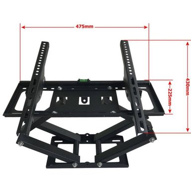 RACK TV SOPORTE MÓVIL PLEGABLE 26' 65' 3 GIROS(DOBLE BRAZO) - 3