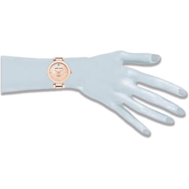 ANNE KLEIN AK/1362GNRG RELOJ PARA DAMA CON DIAMANTE GENUINO | ORO ROSA/ROSADO - 4