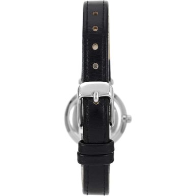 ANNE KLEIN 109442CHHY RELOJ PARA MUJER CON CORREA DE CUERO | NEGRO/PLATA - 3