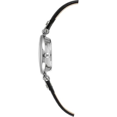 ANNE KLEIN 109442CHHY RELOJ PARA MUJER CON CORREA DE CUERO | NEGRO/PLATA - 4