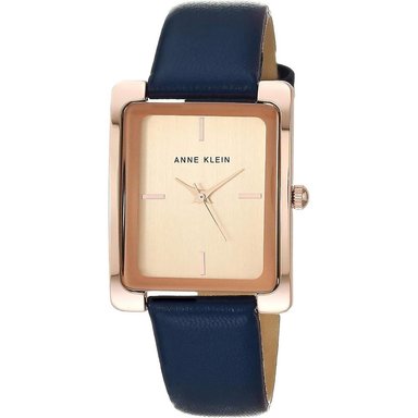 ANNE KLEIN AK/2707TTTN RELOJ PARA DAMA CON CORREA DE PIEL | AZUL MARINO/ORO ROSA - 2