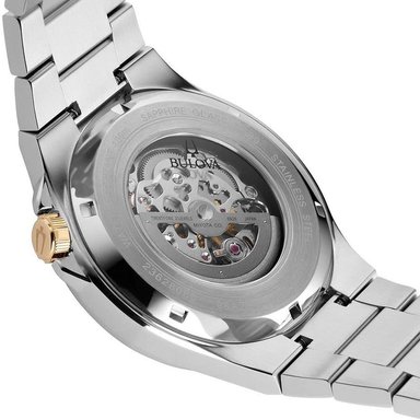 BULOVA 98A224 RELOJ AUTOMÁTICO MAQUINA PARA HOMBRE CON APERTURA EN LA ESFERA | PLATEADO - 5