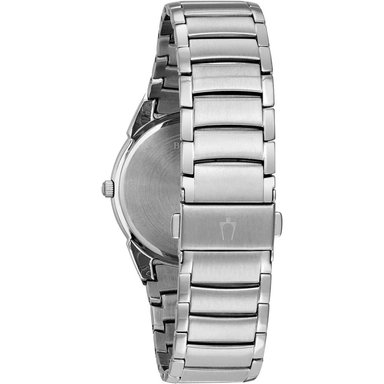 BULOVA 96B149 RELOJ PARA HOMBRE DE CUARZO CON CALENDARIO Y DIAL TEXTURIZADO | PLATEADO/NEGRO - 3