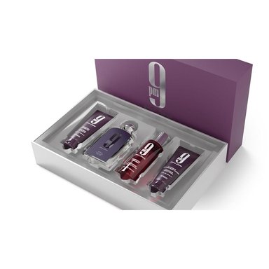 AFNAN SET DE REGALO DE PERFUME DE LUJO DE 9 PM POUR FEMME - 2